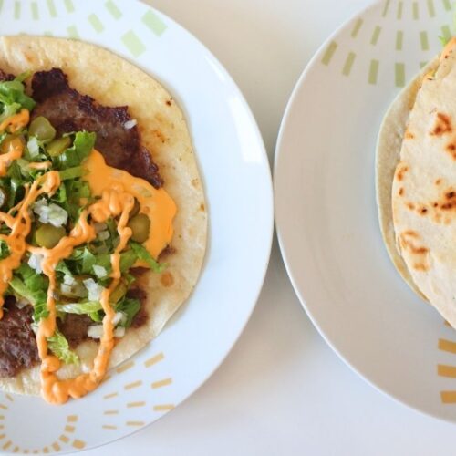 Big Mac Smash Burger Taco Recipe