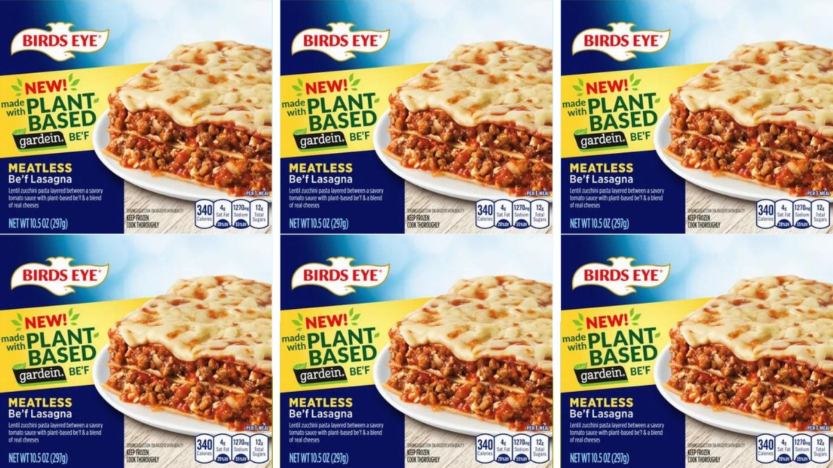 Birds Eye Plant Based Gardein Meatless Be’f Lasagna
