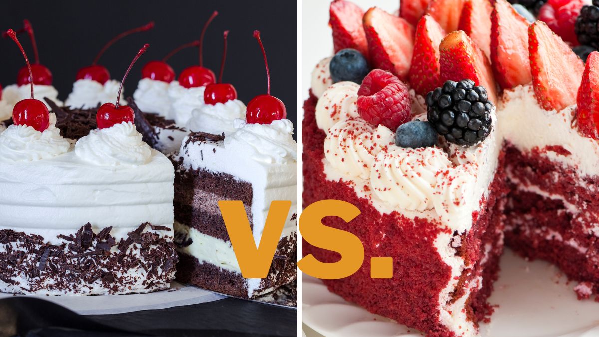Black Forest Cake vs. Red Velvet Cake