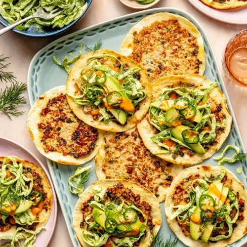 Buffalo Chicken Smash Tacos 4