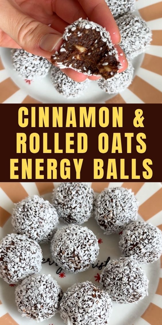 Cinnamon Rolled Oats Energy Balls Recipe