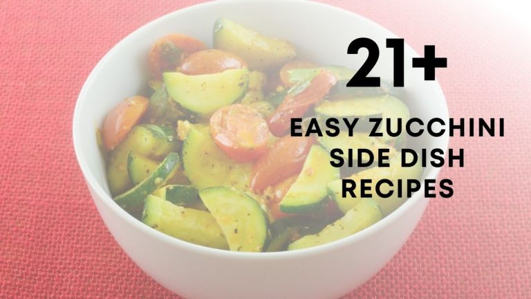 Delicious & Easy Zucchini Side Dish Recipes