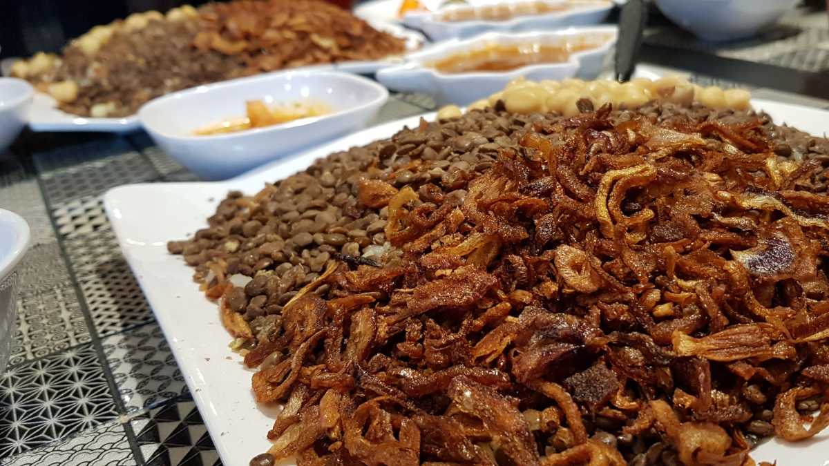 Egyptian Koshari national dish