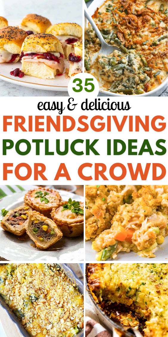 Friendsgiving Potluck Ideas