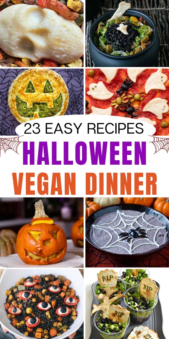 Halloween Vegan Dinner Recipes spooky 1