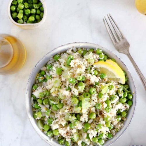 Healthy Cauliflower Rice with Peas 1f 768x1152 1