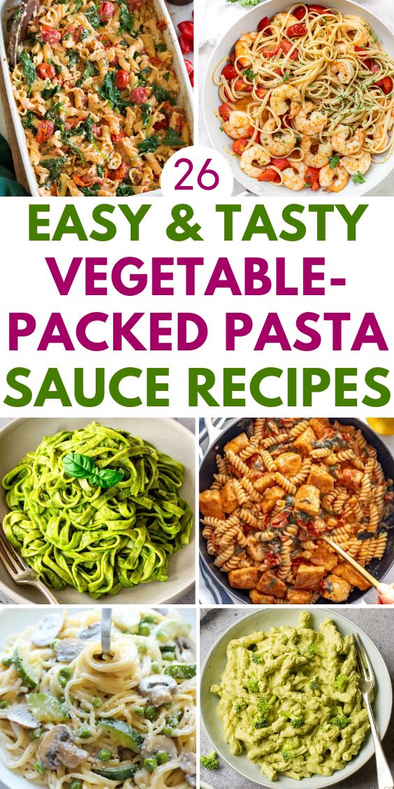Healthy Pasta Sauce Recipes with hidden vegetables
