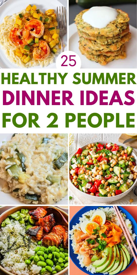 Healthy Summer Dinner recipes For Two people
