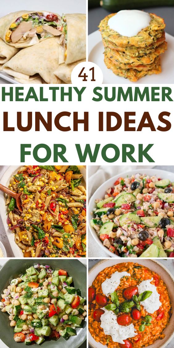 Healthy Summer lunch ideas for work