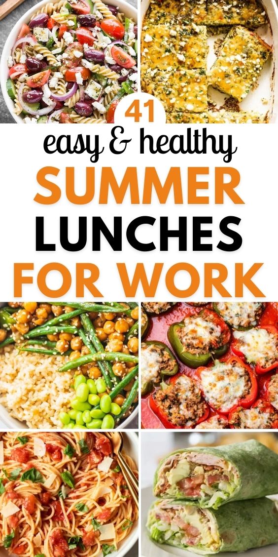 Healthy Summer lunch recipes for work