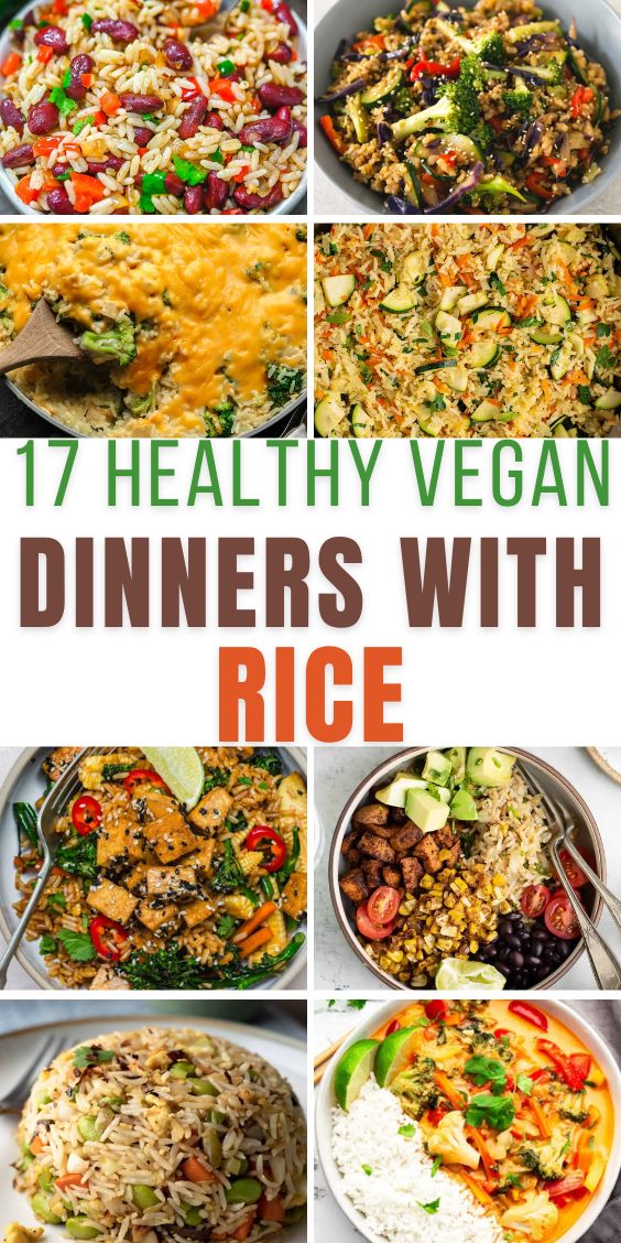 Healthy Vegan Dinner Recipes With Rice