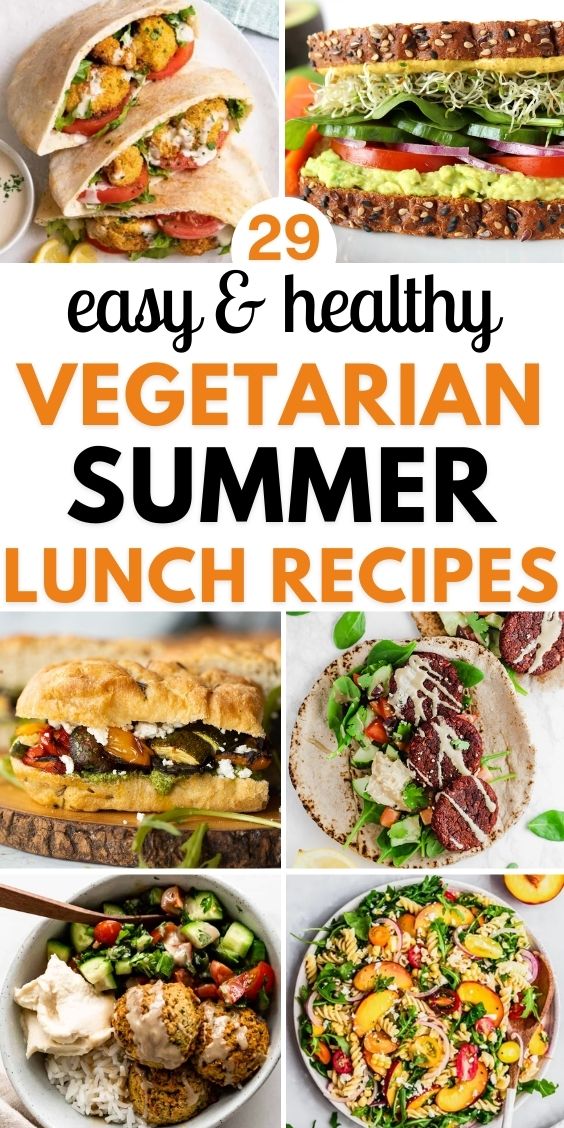 Healthy Vegetarian Summer Lunch Ideas
