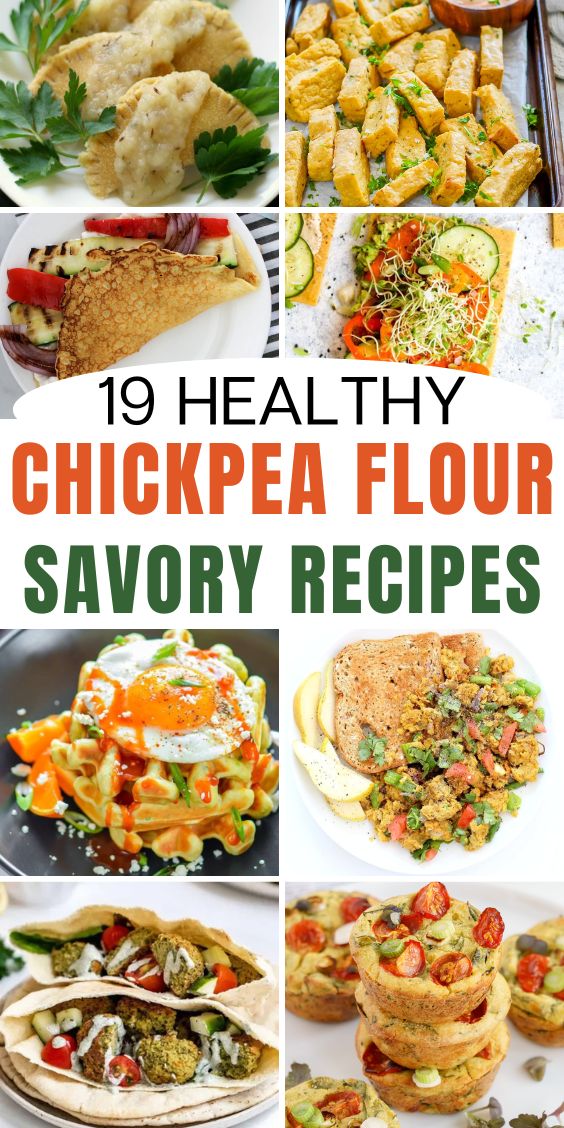 Healthy savory Recipes With Chickpea Flour