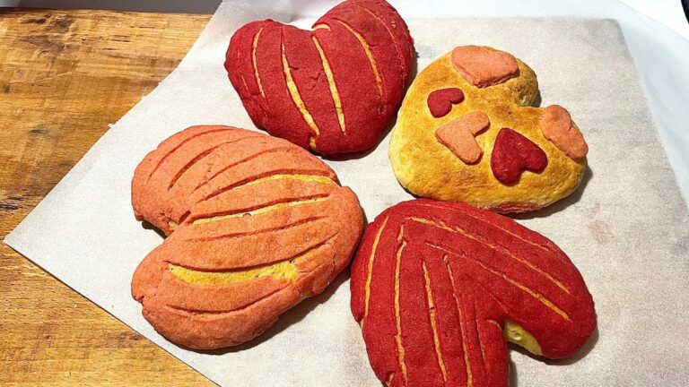 Heart-Shaped Conchas