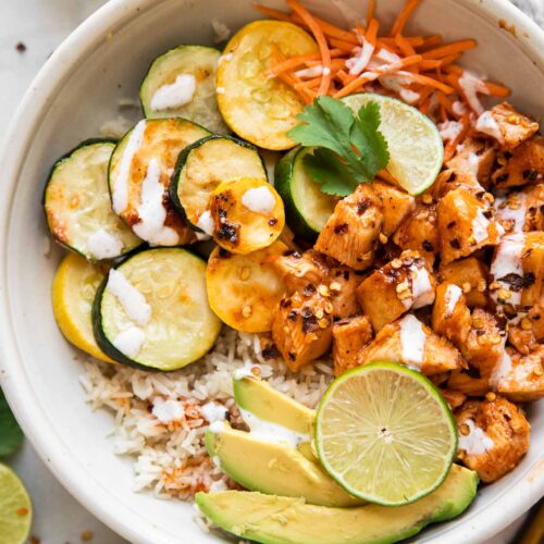 Hot Honey Chicken Bowls Landscape 1