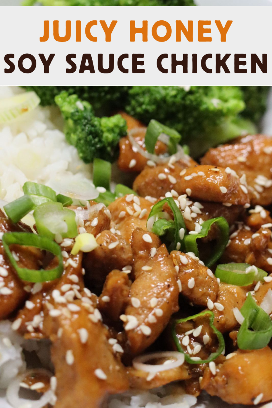 JUICY HONEY SOY SAUCE CHICKEN EASY RECIPE