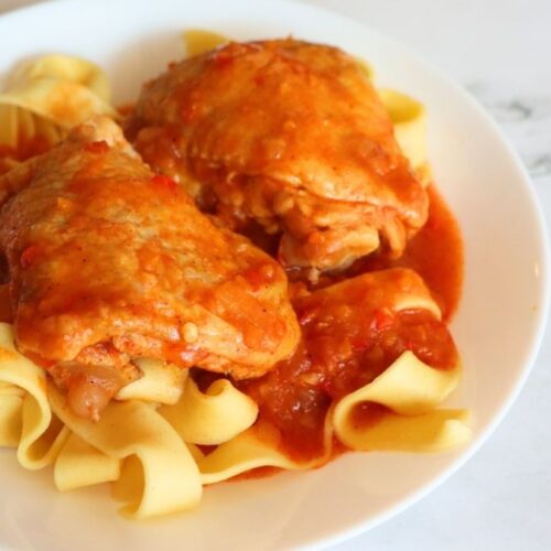 Juicy Instant Pot Chicken Paprikash Recipe