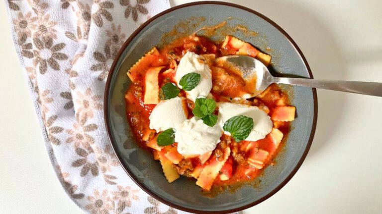 Lasagna Soup (Recipe With Ricotta)