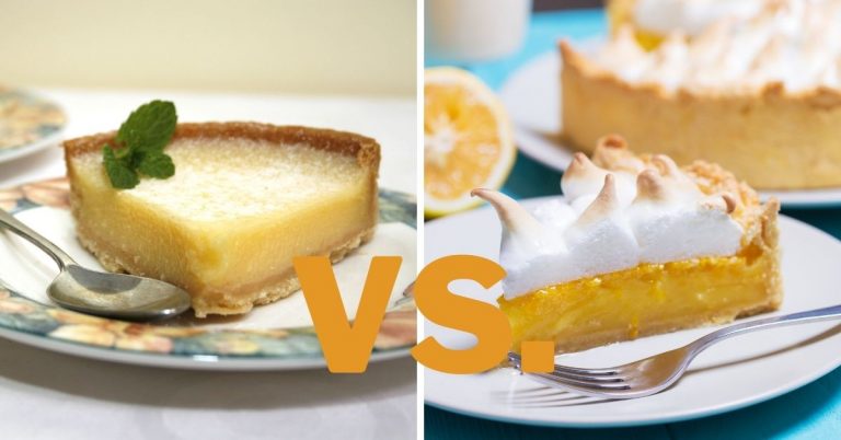 Lemon Tart Vs Lemon Meringue Pie