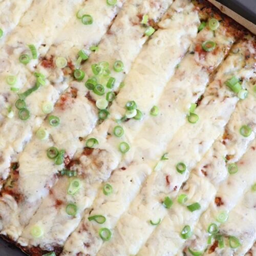 Low Carb Cheesy Zucchini Breadsticks