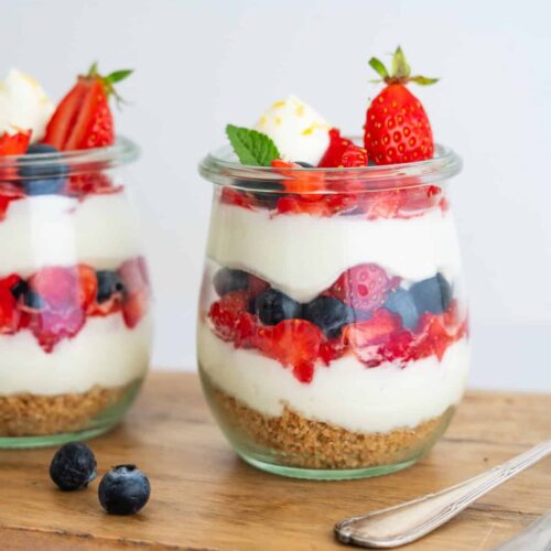 No Bake Cheesecake Jars 1