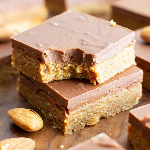 No Bake Paleo Chocolate Almond Butter Bars Easy Paleo Dessert Recipe 1