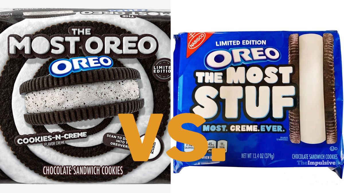Oreo the Most Oreo vs. The Most Stuf Oreo