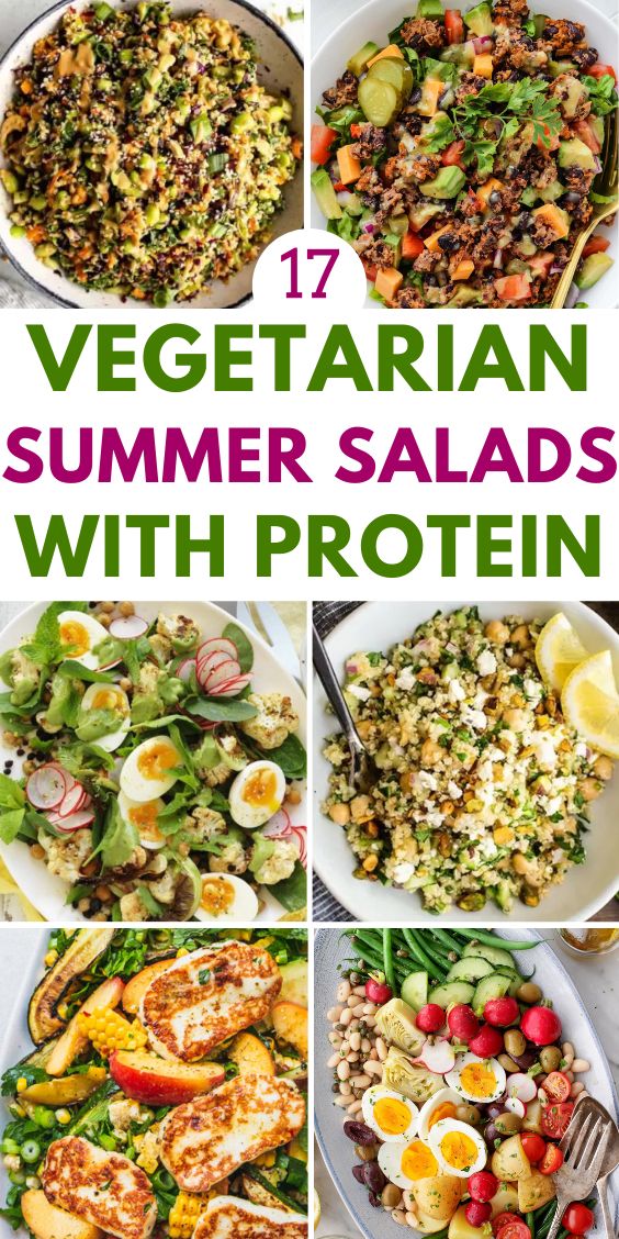Protein Vegetarian Summer Salads