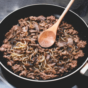Ramen Beef Hamburger Helper