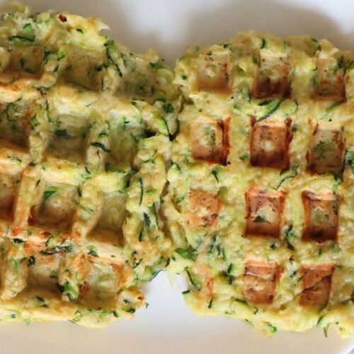 Savory Zucchini Waffles Recipe (Ready in 10 minutes!)