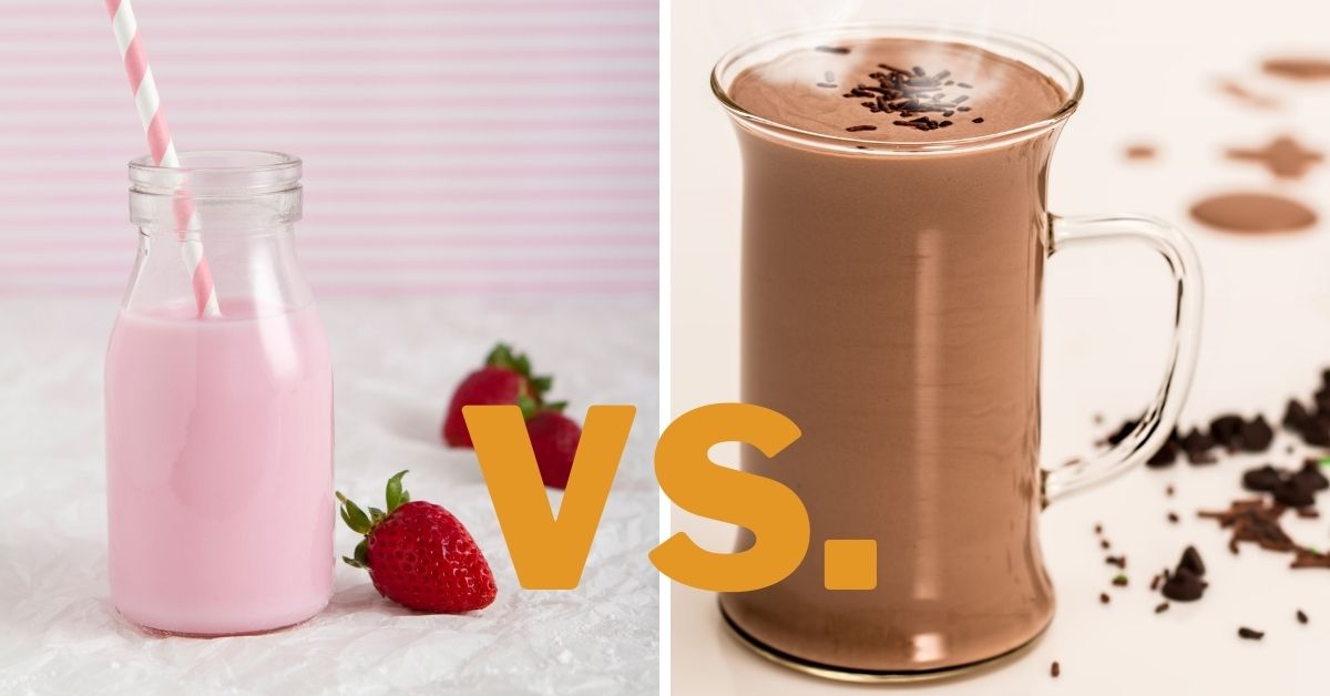 Strawberry Milk Vs Chocolate Milk