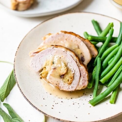 Stuffed Turkey Breast with Cranberry Stuffing 11