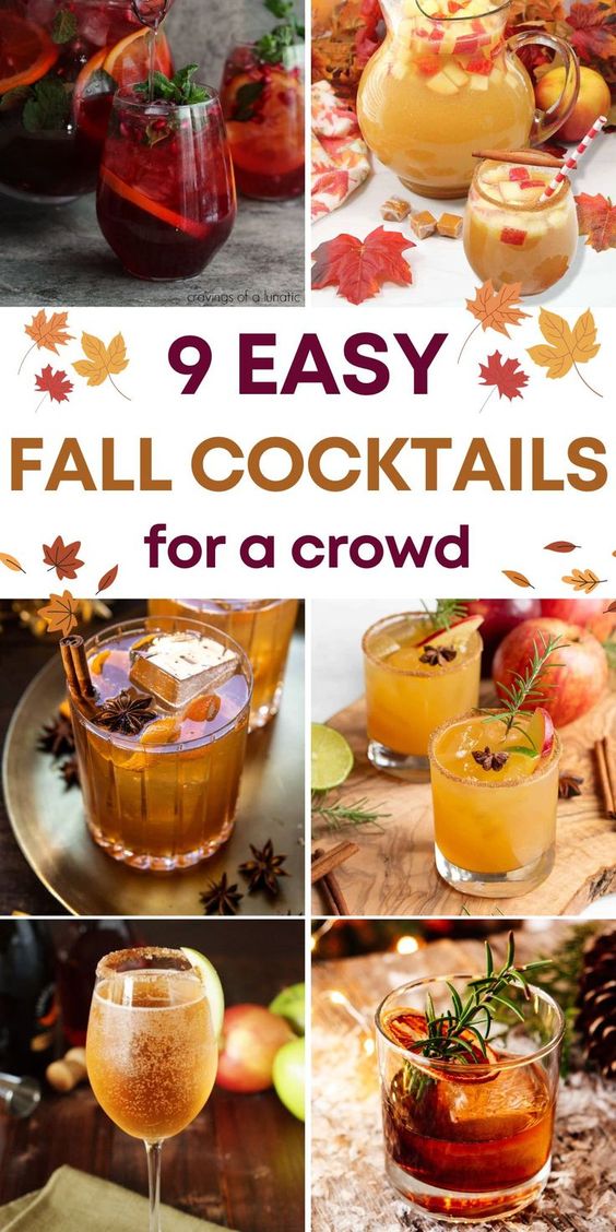 Easy Thanksgiving Cocktails for a Crowd