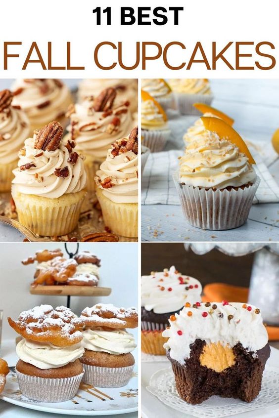 Thanksgiving Cupcakes for Your Holiday Sweet Treats Table