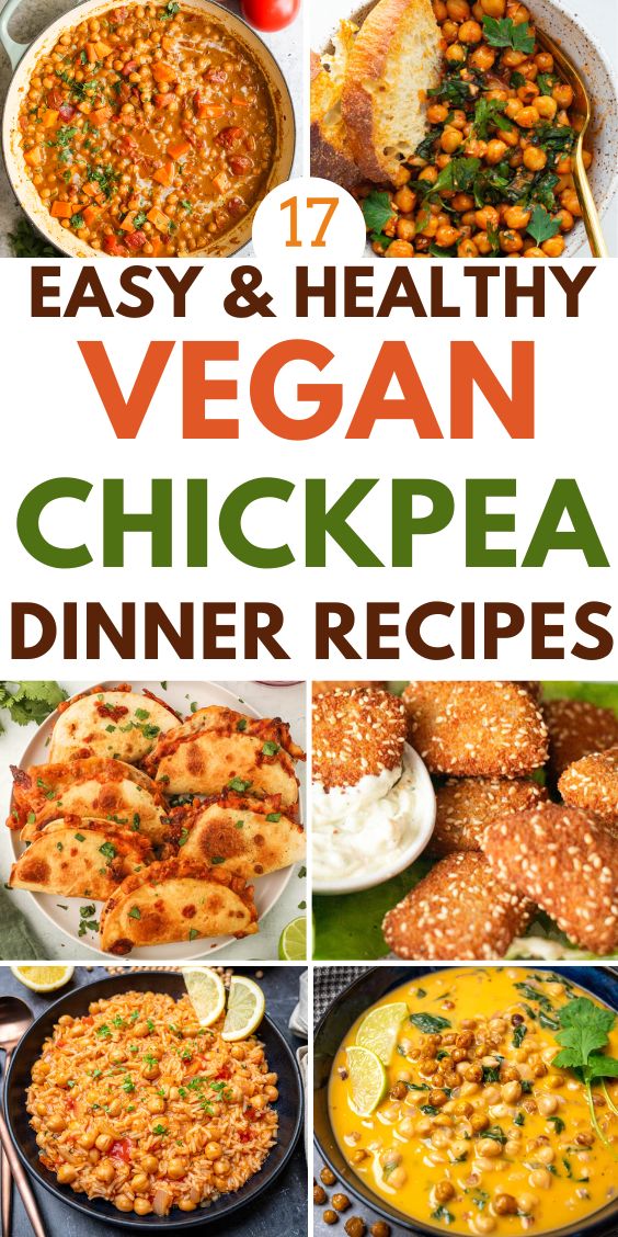 Vegan Dinner Recipes With Chickpeas