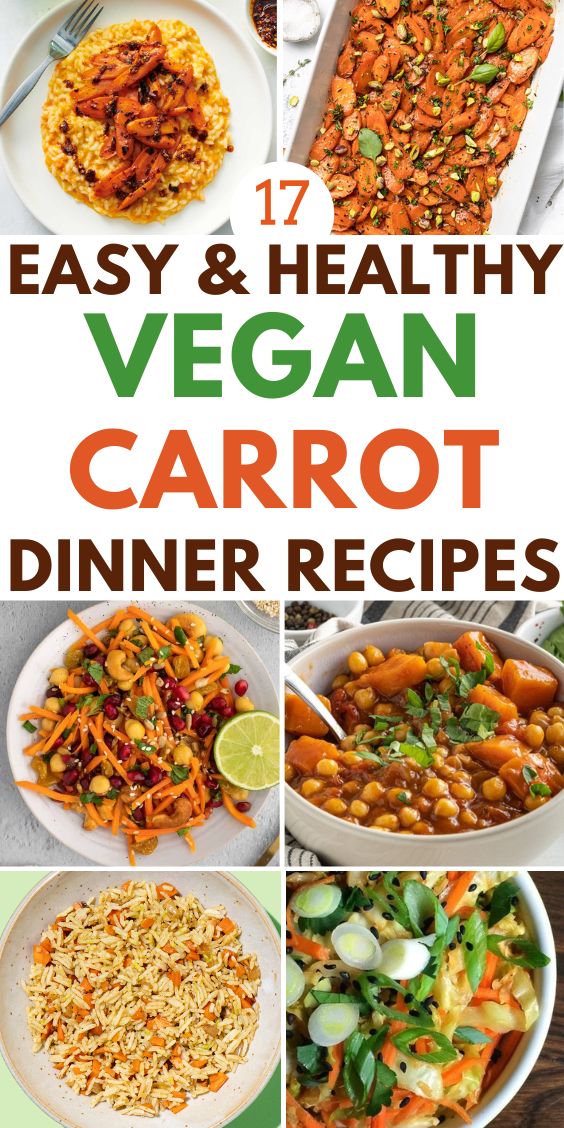Vegan Recipes With carrots