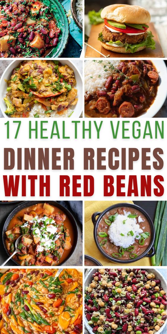 Vegan dinner Recipes With Red Beans