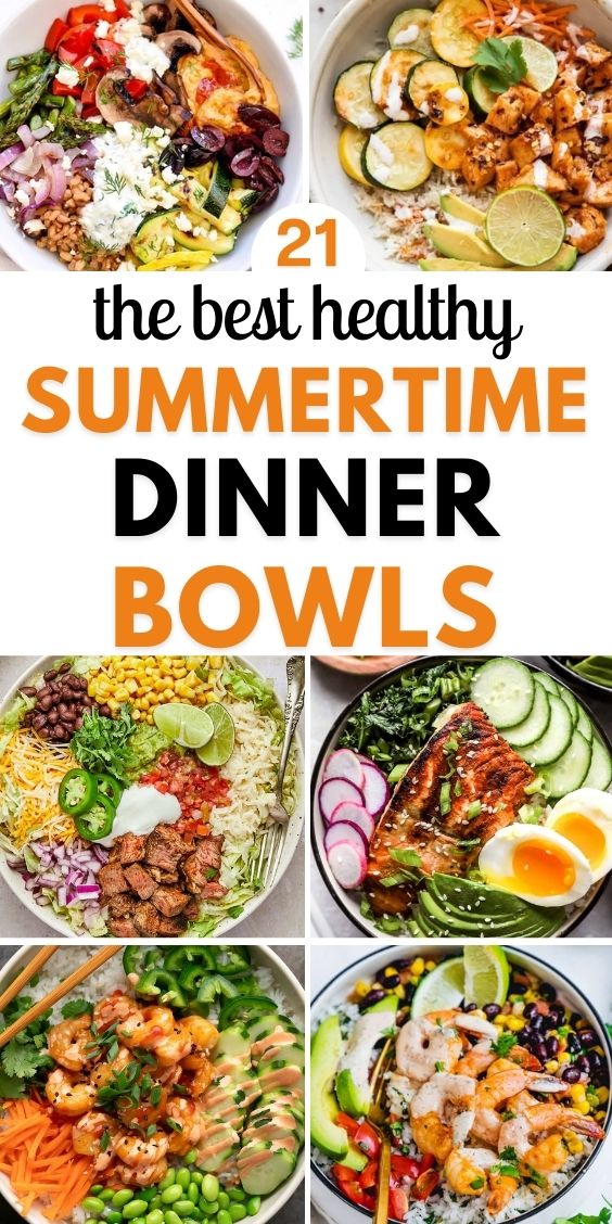 best healthy summer dinner bowls