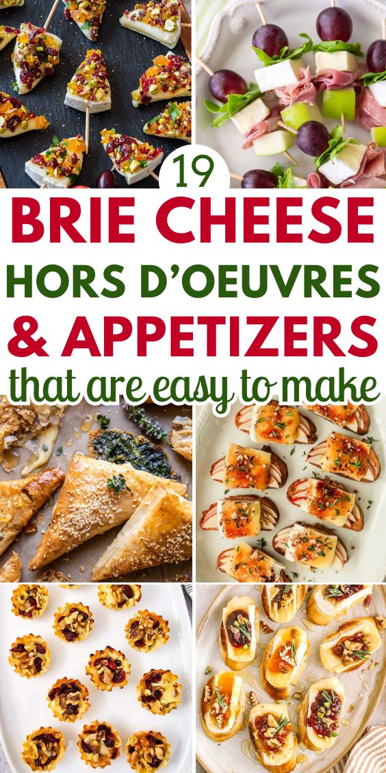 brie cheese hors doeuvres