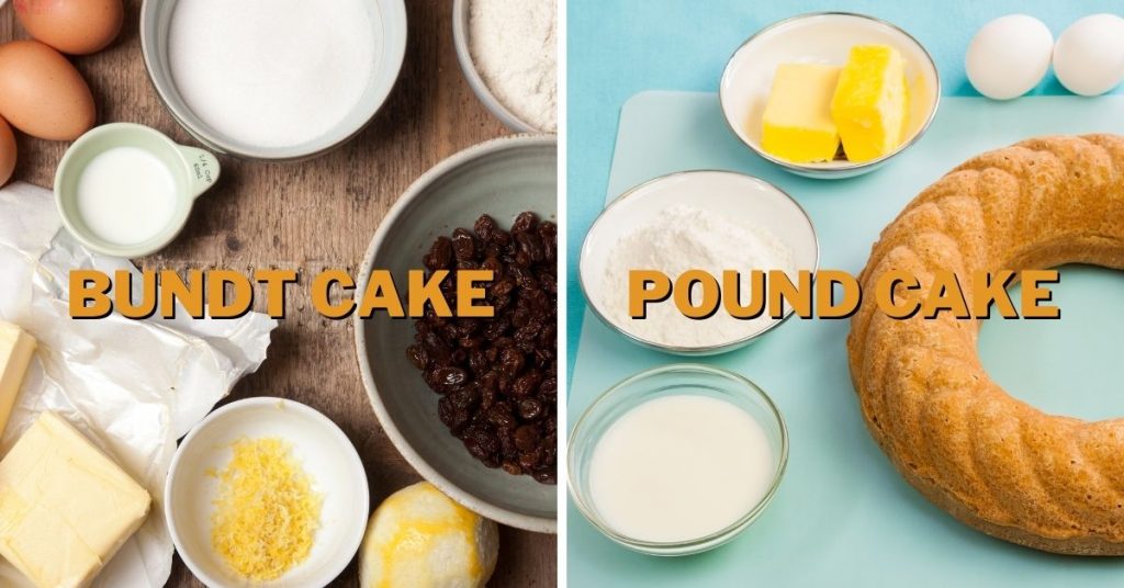 bundt cake vs pound cake
