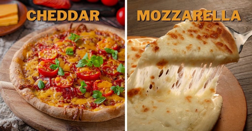 cheddar vs mozzarella