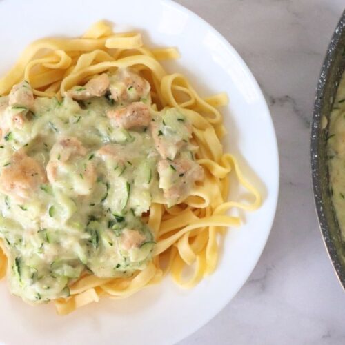 chicken and zucchini pasta