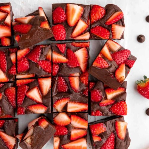 chocolate strawberry fudge 8