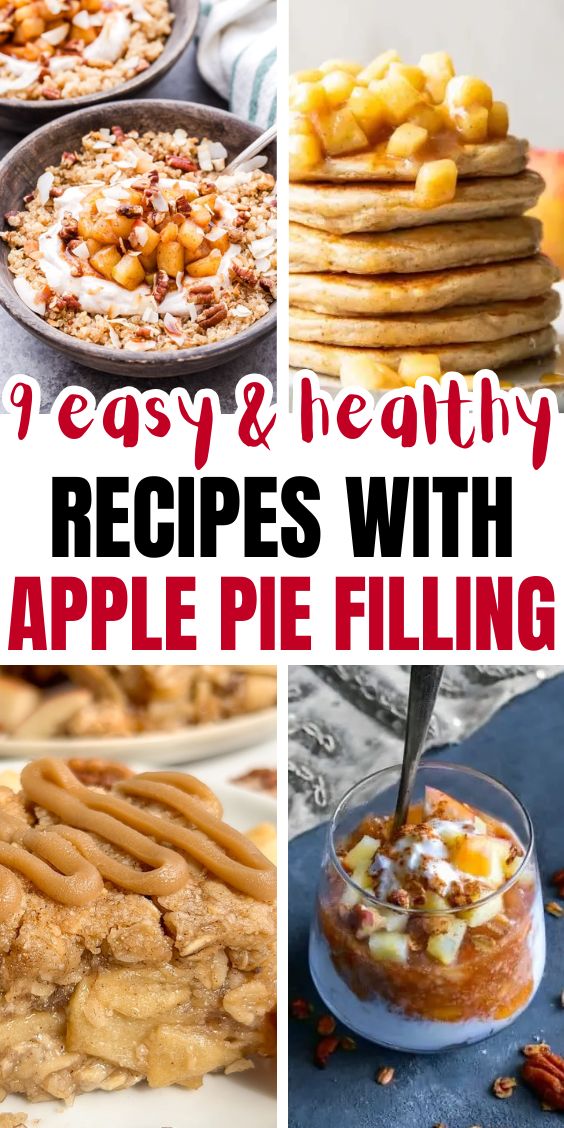 easy Healthy Recipes With Apple Pie Filling