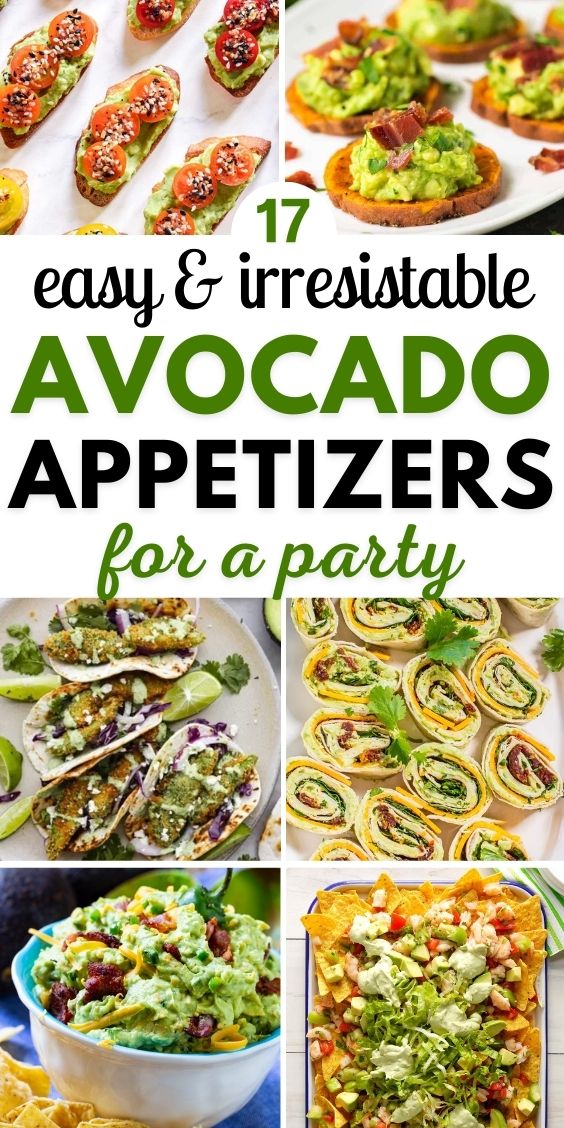 easy appetizers with avocado