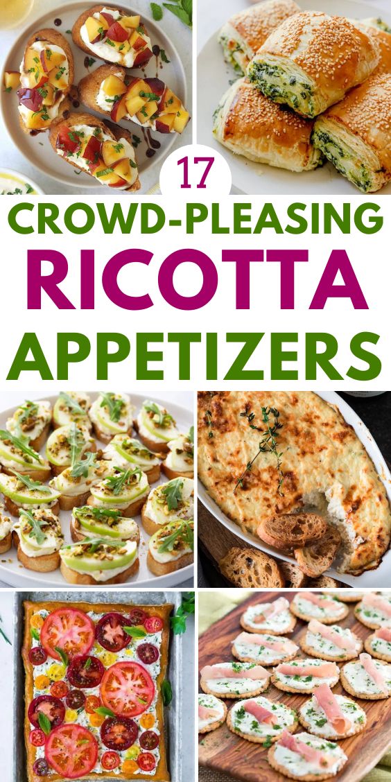 easy appetizers with ricotta cheese