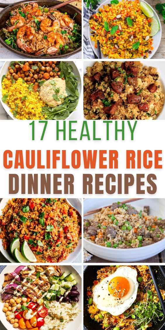 easy healthy Cauliflower Rice recipes