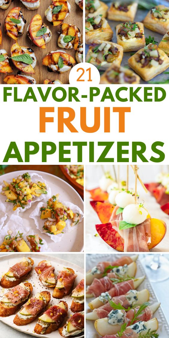 easy summer Appetizers With fruits