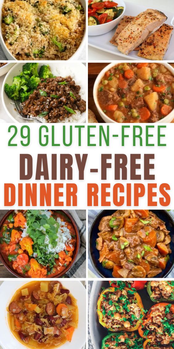 gluten free dairy free dinner recipes