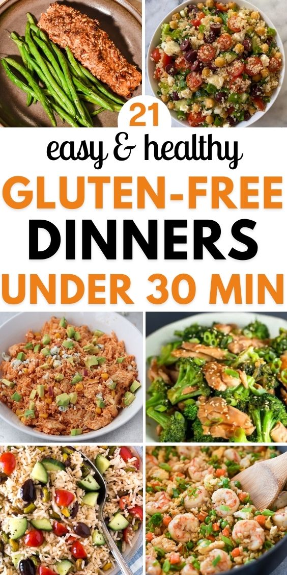gluten free dinners in 30 minutes